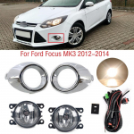 1 rinkinys, skirtas Ford Focus MK3 2012 2013 2014 automobilio priekiniam buferiui rūko žibinto žibinto dangčio rėmo gaubto grotelės rėmo diržai one set
