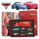 8/13/15 vnt. Pixar Cars Dovanų Dėžutė Metalinis Liejamas Mater Žaibas Makvynas Dėdė Džeksonas Sunkvežimis Automobilio Modelis Žaislas Berniukams Kalėdiniai Žaislai