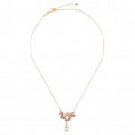 Swarovski Gema paauksuotas kri&scaron;tolinis perlo vėrinys moterims 5688490 Box+Shopping Bag