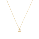 Gucci GG Running Auksinta Megztinio Grandinėlė Ry&scaron;kiaspalvė 18K Karoliai Moteri&scaron;ki karoliai 687118-J8500-8000 Gold,F