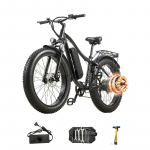 BURCHDA RX02 1500W 80 KM 26 colių elektrinis kalnų dviratis 48V16AH ličio baterija Fatbike elektrinis dviratis suaugusiems motociklas