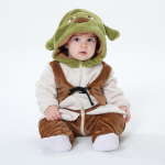 Monstrų Cosplay Drabužiai Kombinezonas Berniukui Mergaitei Jumpsuit Anime Ropa Žieminis &Scaron;iltas Apranga Helovino Kostiumas 18M(18-23 Months) brown