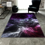 Galaxy 3D grindų kilimėlis miegamajam Universe Space Carpet Svetainė Didelis flanelinis mink&scaron;tas jaunimo miegamojo kilimas, kurį galima plauti 160x200cm 1pcs