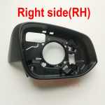 For Toyota Highlander KLUGER MK3 XU50 Side Wing Mirror Housing Frame Holder replace glass rearview cover 2015 2016 2017 Right side RH black