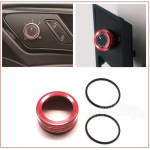 Car Styling Rearview Mirror Adjustment Knob Button Switch Internal Decoration Cover For VW Volkswagen Golf mk7 Polo raudona