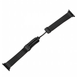 Milano kilpa, skirta Apple Watch Ultra Band 49mm 44mm 45mm 40mm 41mm 42mm 38mm Magnetinės sulankstytos apyrankės IWatch 7 Se 3 5 6 8 Strap 38mm 40mm 41mm juoda