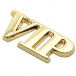 Automobilio 3D metalinis lipdukas VIP logotipas Automobilio stilius Automobilio kėbulo bagažinės ženklo dekoravimo lipdukas Motociklo automobilio lipdukas Automobilio priedai auksas