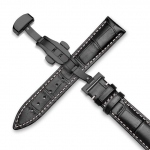Laikrodžio apyrankė 18mm 19mm 20mm 21mm 22mm 24mm Calf Natūralios odos laikrodžio apyrankė Alligator grūdėta laikrodžio dirželis, skirtas Tissot Seiko 21mm