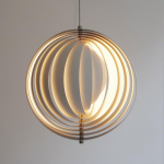 Rotating Moon Chandelier Restoranas Kavinė Miegamasis Baras Showroom Entryway Chandelier