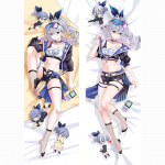Anime Honkai: Star Rail Silver Wolf Cosplay Dakimakura pagalvės užvalkalas i&scaron; dviejų pusių spausdinimas, apkabinantis kūną pagalvės užvalkalas Otaku Deco pagalvės užvalkalas 120x40cm Pillowcase