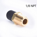 Žalvarinis &bdquo;Schrader&ldquo; vožtuvas 1/4 NPT 1/8 NPT M10 automobilių padangos vožtuvas, pagrindinis padangos varinis vožtuvas 1/8 NPT-Regular type