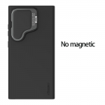 NILLKIN, skirtas Samsung Galaxy S24 Ultra telefono dėklas CamShield Silky Prop silikoninis dangtelis Kameros apsauga galinis dangtelis No Magnetic Black