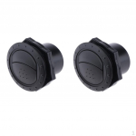 2 vnt. jūrinės jachtos apvalių ventiliacijos grotelių ventiliacijai, 70x45 mm
