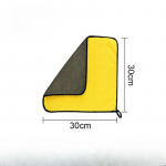 Itin smulkaus pluo&scaron;to automobilio valymo rank&scaron;luostis 600GSM Valymo rank&scaron;luostis Automobilis Dvipusis Mink&scaron;tas audinys Priežiūra Valymo ir džiovinimo audinys 3pcs