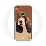 Coque pour Huawei P8 Lite 2017 Basset Hound chien visage