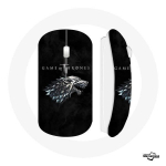 Souris Sans Fil Game of Thrones Saison 8 Le Tr&ocirc;ne de Fer La maison Stark Logo L'hiver arrive