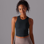 Nessaj Moteri&scaron;ki sportiniai batvir&scaron;iai be rankovių sporto salės treniruokliai, laisvalaikio bėgimo liemenė