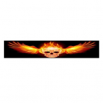 Automobilio priekinio stiklo 3D Creative Eyes Skull Lipduko priekinio stiklo lipduko dekoras 5