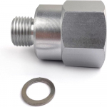 1vnt sidabrinis aliuminio adapteris 3/8 NPT automobilių priedai, LS variklio keitimas į automobilį