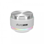 duraMOBI Bone Conduction belaidis garsiakalbis, ne&scaron;iojamas ir kompakti&scaron;kas mini garso dėžutė su magnetu balta