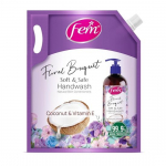 DABUR Fem Floral Bouquet Soft & Safe Handwash - 1500 Ml | Enriched With Goodness Of Coconut Milk & Vitamin E | Long Lasting Fragrance