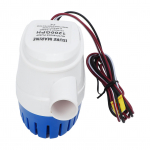 Automatinis panardinamas laivo triumo vandens siurblys 12V Plastikiniai laivo priedai su plūdiniu jungikliu 1200GPH