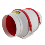 Ortakis Ventiliatorius 6in Inline Stiprintuvas Ventiliatorius ABS Apvalus 2220‑2600RPM IPX2 Apsauga Vėdinimui