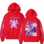 Kpop Demonų Medžiotojai Fanų Merčas Mira Rumi Zoey Huntrix Džemperis Harajuku Puloveris Vir&scaron;ūnės Vyras Moteris Džemperis Fanų Dovana 3XL