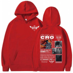 Raperio C.R.O Grafiniai Hoodies Vyri&scaron;ki Moteri&scaron;ki Vintage Mados Hoodies Hip Hop Oversized Megztiniai Gerbėjų Dovana Streetwear 2XL