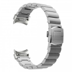 Titano prabangus dirželis Samsung Galaxy Watch 4/6 Classic 42 46mm 43 47mm 5 Pro 45mm be tarpų dirželis galaxy 7 6 5 4 40mm 44mm Galaxy watch 7 40mm sidabras