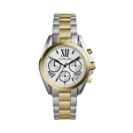 Michael Kors Bradshaw MK5912 moteri&scaron;kas nerūdijančio plieno laikrodis su analoginiu ciferblatu HME540 balta