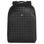 Montblanc Style 3.0 Prekės ženklo logotipas Daugiafunkcinis dizainas Užsegimas užtrauktuku Odinė kuprinė Vidutinė Vyri&scaron;ka kuprinė Juoda MB221138 Basic Set (Bag+Dust Bag)
