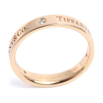 Tiffany & Co. Return To Tiffany kolekcijos apvalaus pjūvio deimanto žiedas Moteri&scaron;ki žiedai GRP07649 Box,4
