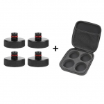 Tesla silikoninis kėlimo atraminis ta&scaron;kas Adapteris Modeliams 3, Y, S, X Su laikymo mai&scaron;eliu - 4 vnt. Transporto priemonės remonto įrankiai 4pcs with box gray