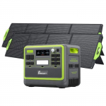 Ne&scaron;iojamas elektrinis generatorius - FOSSIBOT - F2400 - 2048Wh - 2400W - 2 x 200W saulės panelės žalia