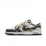 Nike Dunk Radical Atsparūs trinčiai Atsparūs trinčiai Žemi Kateboardo Batai Unisex Balti Žali DD1391-100(Komanda202-) 46
