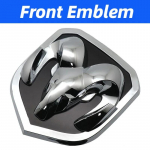 GXP1 Automobilio priekinis ženklelis Galinių durelių emblema Dodge Ram 1500 2500 3500 HeavyDuty BigHorn 2010-2018 Kaukolė ABS Automobilio lipdukas Pikapo dekoracija