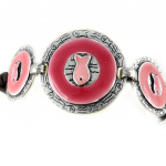 Les Tr&eacute;sors De Lily [D9666] - Bracelet Cr&eacute;ateur 'Thalassa' Rose ry&scaron;kiai rožinė