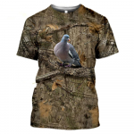 Vyri&scaron;ki mar&scaron;kinėliai trumpomis rankovėmis 3D Camo laisvalaikio rūbai medžiokliniai gyvūnai triu&scaron;is vilkas elnias lapė antis &scaron;ernas mada 5XL