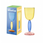 Kūrybingas spalvotas taurės vyno stiklas Nordic dekoras Saldus kontrastingos spalvos stiklinis indas Baro reikmenys Prabangi bordo spalvos Bordo taurė Decanteris bordeaux Cup D 200-1600ml