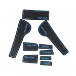 9 vnt / rinkinys Automobilinis neslystantis, neslystantis guminis vandens puodelis Lipdukas vartų lizdo trinkelės durų griovelio kilimėlis, skirtas Chevrolet Cruze 2009 - 9 raudona