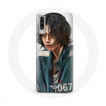 Coque pour Samsung Galaxy A50 Squid Game Kang Sae Byeok Num&eacute;ro 067