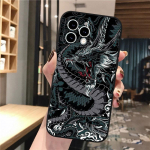 Dragon Art telefono dėklas, skirtas iPhone Samsung Galaxy Redmi Xiaomi Oppo OnePlus Note SA 7 8 9 10 11 12 13 14 20 21 22 23 53 54 Pro Max Plus Ultra TPU mink&scaron;tas iPhone 6 or 6S