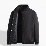 Didelio dydžio vyri&scaron;ka striukė laisvalaikio beisbolo apykakle Vyri&scaron;ka vir&scaron;utinė laisva laisvalaikio striukė su viena krūtine 8XL