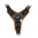 Motociklo &scaron;almo telefono stovo laikiklis, skirtas GoPro Hero 5/6/7/8/9/10 veiksmo sporto kameros laikiklis Motociklo kameros priedai oranžinė