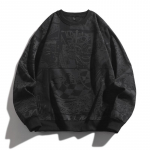 Rudens ir žiemos didelio dydžio tendencija &bdquo;Full Print Anime&ldquo; gobtuvas vyrams 8XL