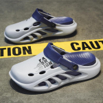 Vyri&scaron;ki lauko sandalai &scaron;lepetės paplūdimio storiu mink&scaron;tu padu klumpės vyri&scaron;ki laisvalaikio batai sodo batai vyri&scaron;ki paplūdimio sandalai 41-42EU/CN42-43 mėlyna
