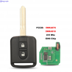 jingyuqin 5WK4876/818 Automobilio raktas Renault Maxity Nissan Qashqai Elgrand X-TRAIL Navara Micra K12 Note Cabster NV200 Pathfinder full key dangus