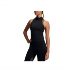 Under Armour Vanish Elite Rush Kvėpuojantis Sportinis Mados Patogus Berankovis Tankinis Vir&scaron;us Moteri&scaron;ki Vir&scaron;utiniai Drabužiai Juodas 1389874-001 M