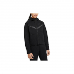 Nike Mergaičių Tech Fleece džemperis su gobtuvu Juodas/Juodas Vaikų gatvės drabužiai CZ2570-010 XL